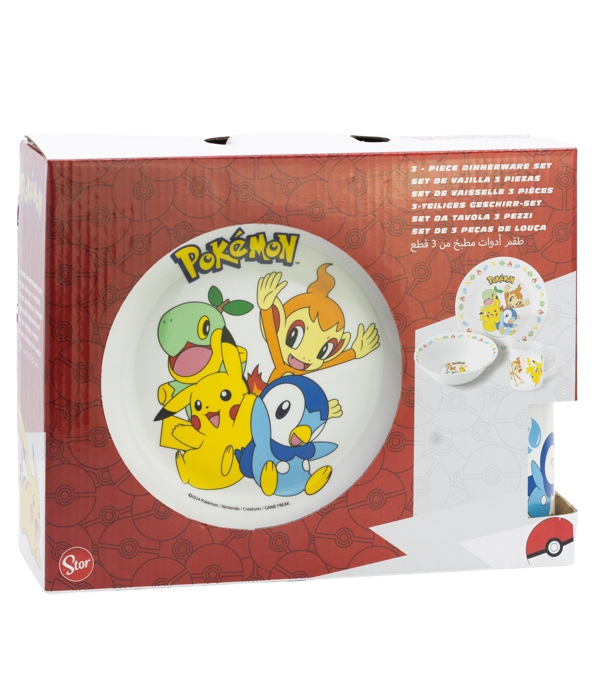 Ontbijtset 3-delig Pokemon Keramiek