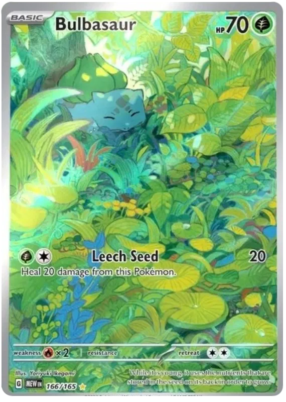 #166 Bulbasaur Full Art