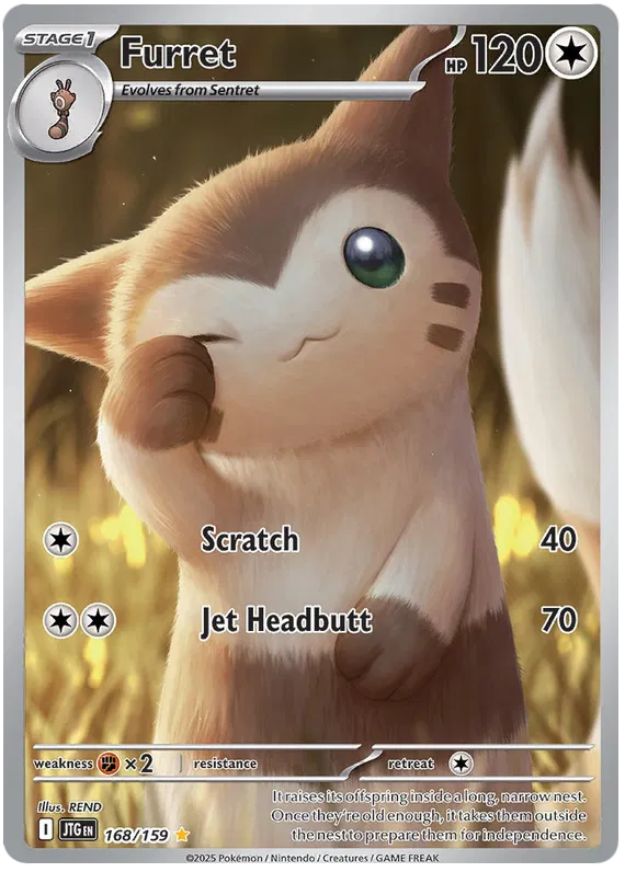#168 Furret Full Art