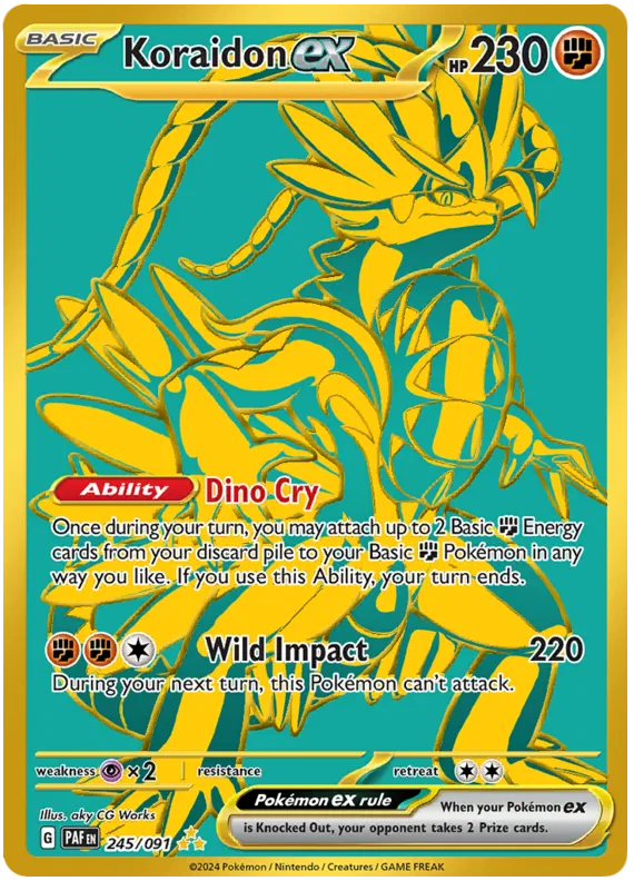 #245 Koraidon Ex Full Art