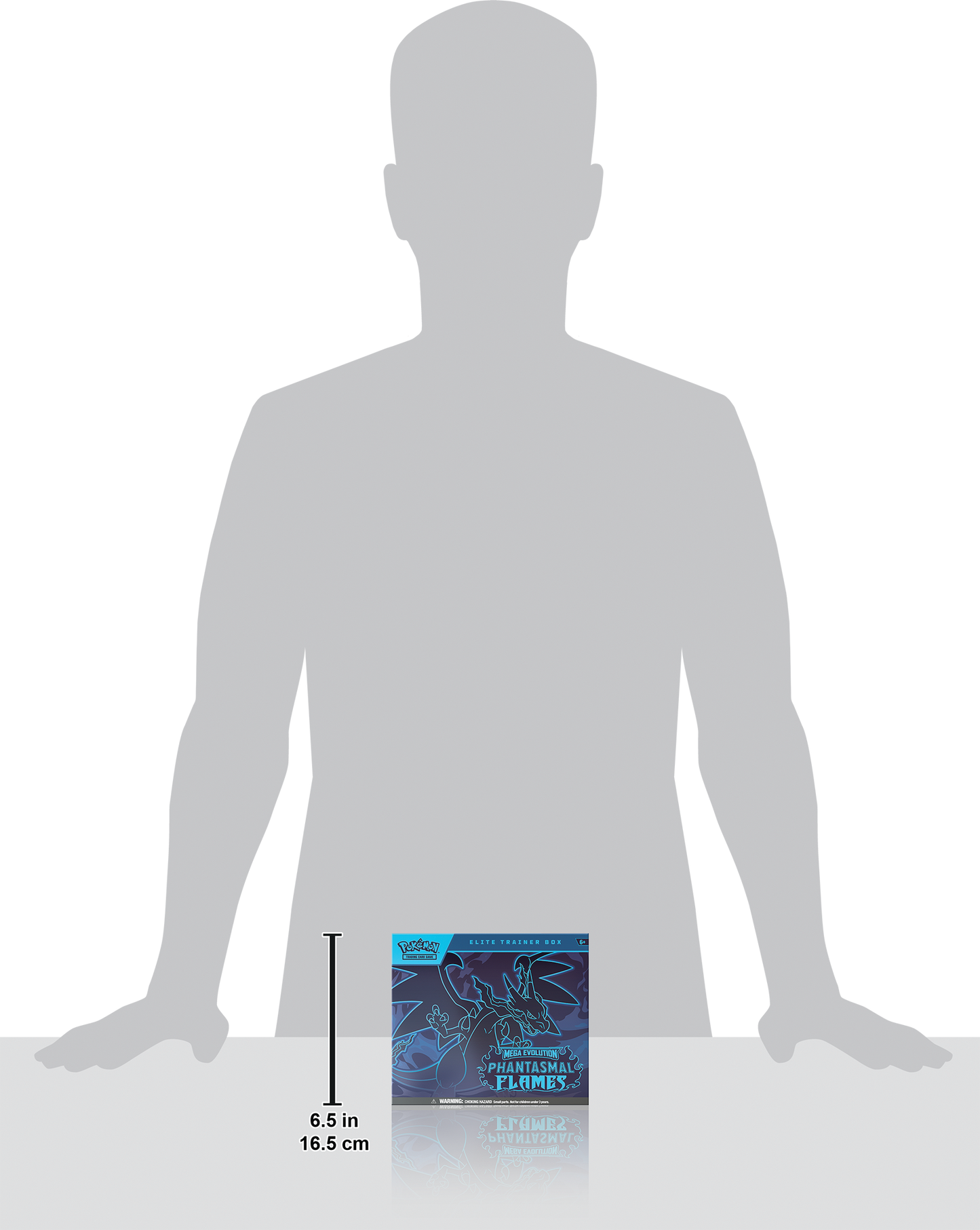 Phantasmal Flames Elite Trainer Box met sleeves, promo kaart en boosterpacks