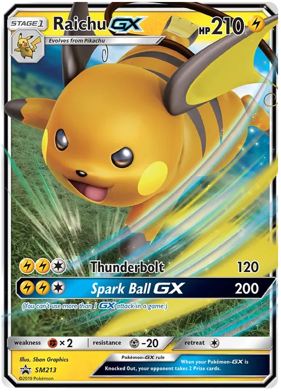 #SM213 Raichu GX