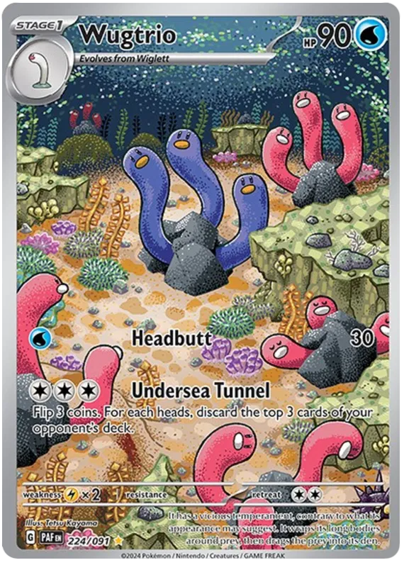 #224 Wugtrio Full Art