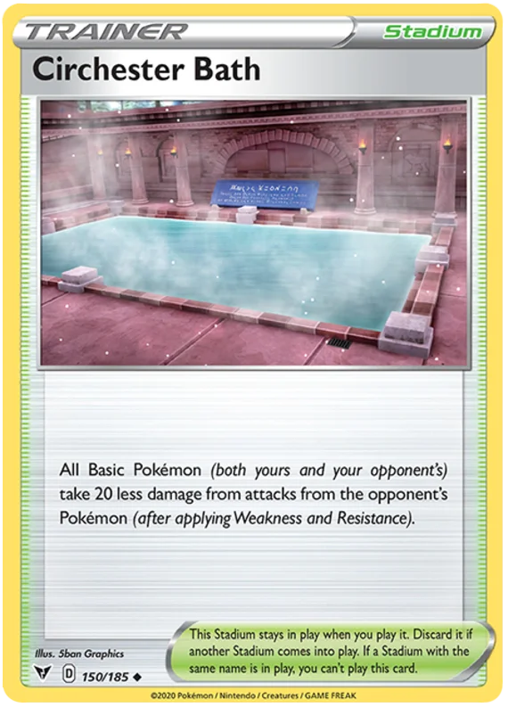 Chirchester Bath Common Trainer kaart uit Pokémon TCG Vivid Voltage