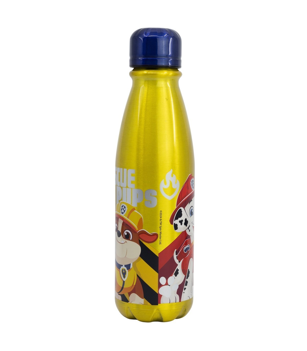 Aluminium Fles Paw Patrol 600ML Geel