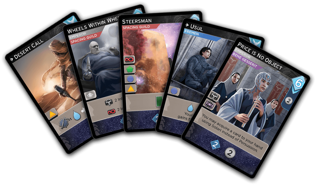 Dune Imperium Uprising stand-alone uitbreiding bordspel met nieuwe leiders, spionnen, sandworms en zes spelers modus op Arrakis