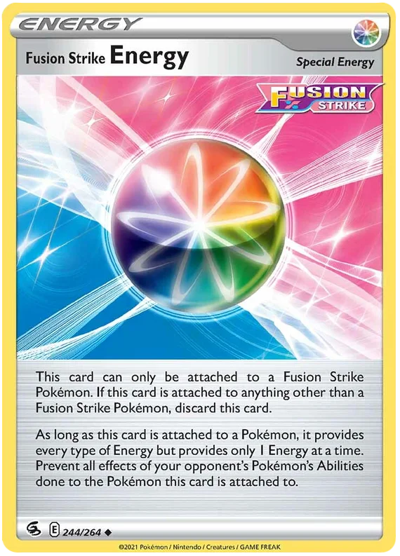 Fusion Strike Energy trainer kaart Fusion Strike common losse pokemon kaarten pokemon verzameling