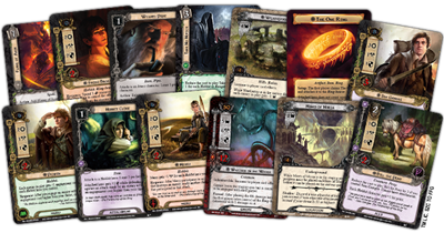 The Lord of the Rings LCG Fellowship of the Ring Expansion met Frodo, Gandalf en Aragorn, spannend kaartspel voor spelletjes avond en nerd avond