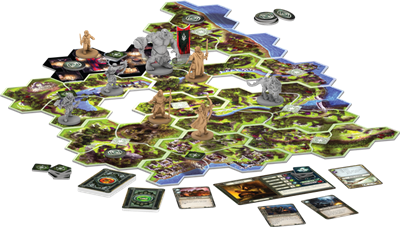 The Lord of the Rings Journeys in Middle-Earth bordspel met Gandalf, Frodo en Aragorn, perfect familiespel en vrienden spel voor Tolkien-fans
