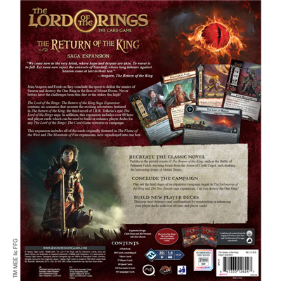 The Lord of the Rings Return of the King Saga Expansion bordspel kaartspel