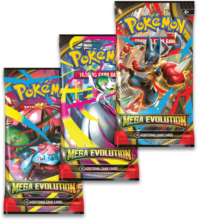 Pokémon Mega Evolution 3-Blisterpack Golduck met promo kaart en 3 boosterpacks