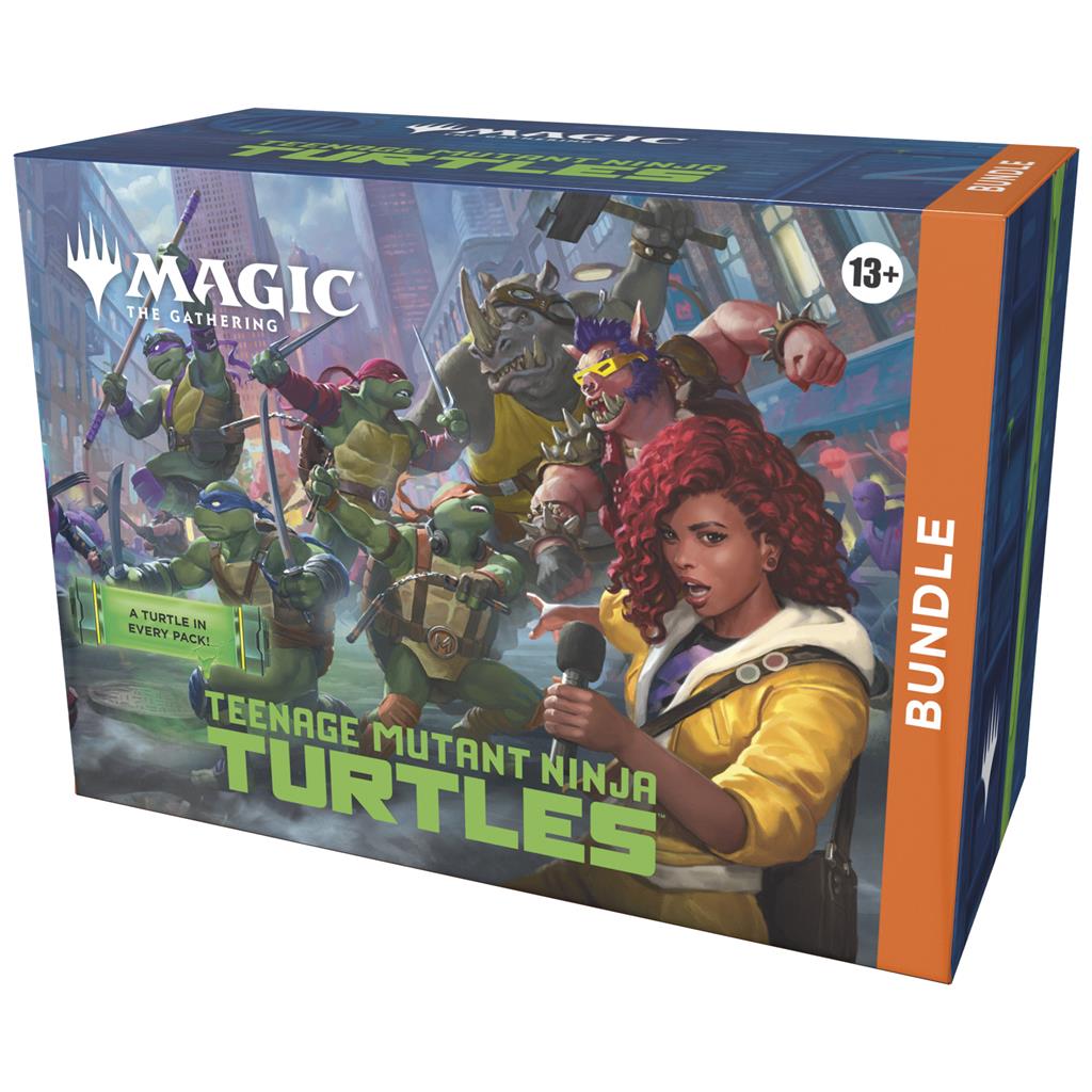 Magic The Gathering Teenage Mutant Ninja Turtles Bundle met Play Boosters, lands en exclusieve foil kaart