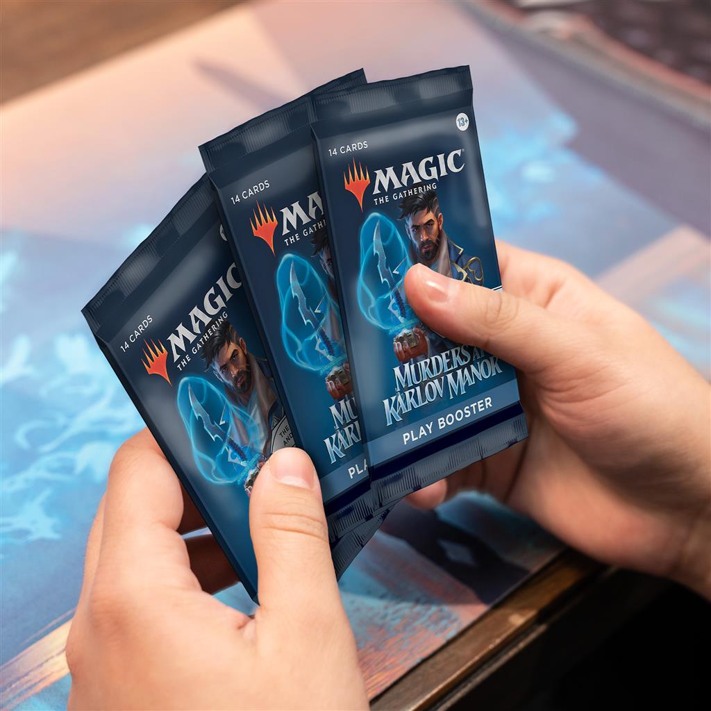 Murders at Karlov Manor boosterpack van Magic the Gathering kaartspel met verzamelkaarten van Wizards of the Coast