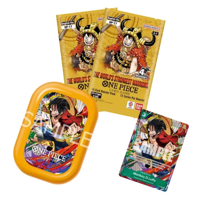 One Piece Mini Tin Vol. 3 Monkey D. Luffy gele tin met metalen opbergdoos en TCG boosters