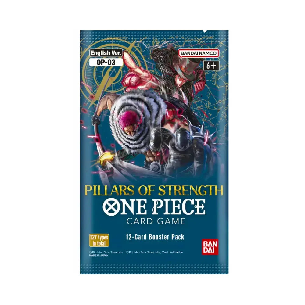 One Piece Pillars of Strength OP-03 boosterpack van Bandai Namco met alt art, manga rare en chase cards