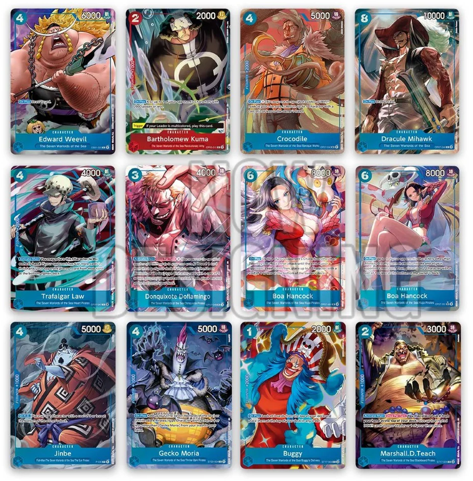 One Piece Seven Warlords of the Sea Binder Set met 12 promo kaarten en binder met 9-pocket pagina’s