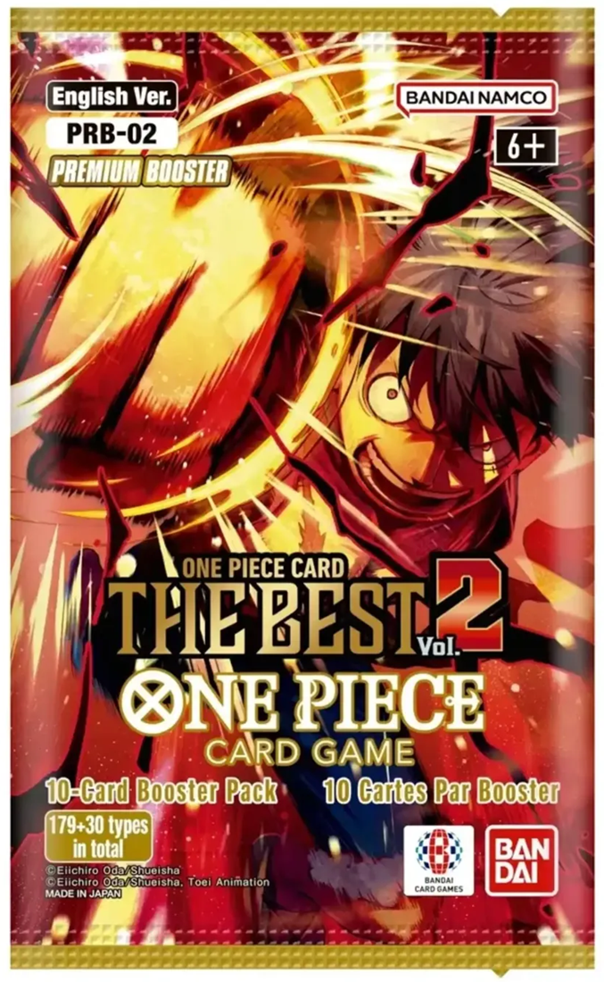One Piece The Best Volume 2 Premium Booster Box PRB-02 met 20 premium boosterpacks