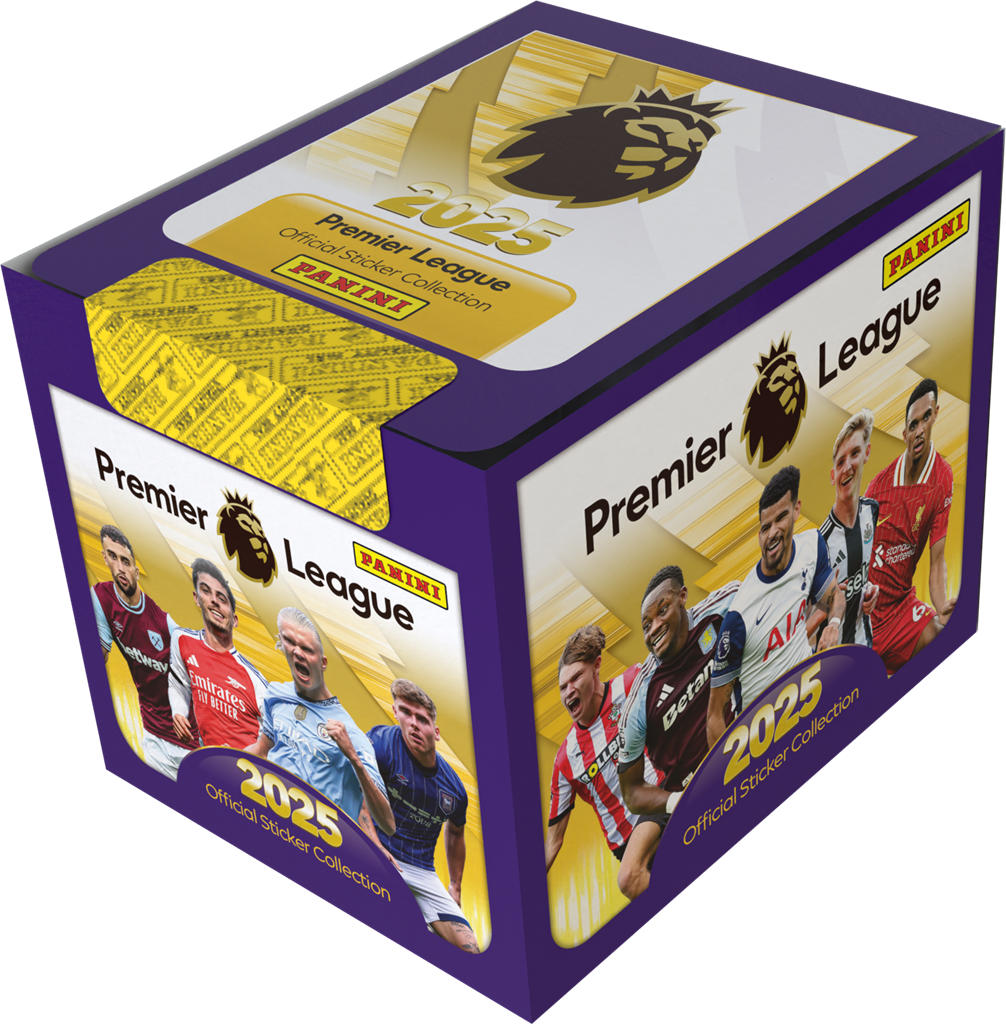 Panini Premier League 24/25 Sticker Boosterpack met 5 voetbalstickers van topclubs en spelers