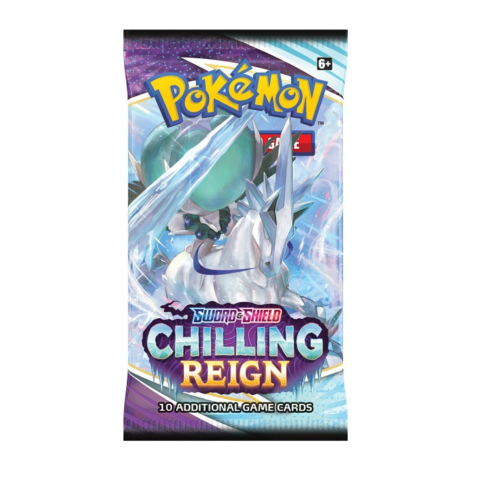 Pokémon Chilling Reign booster pack met kans op Snorlax, rainbow cards en Galarian legendaries