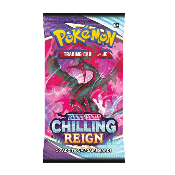 Pokémon Chilling Reign booster pack met kans op Snorlax, rainbow cards en Galarian legendaries