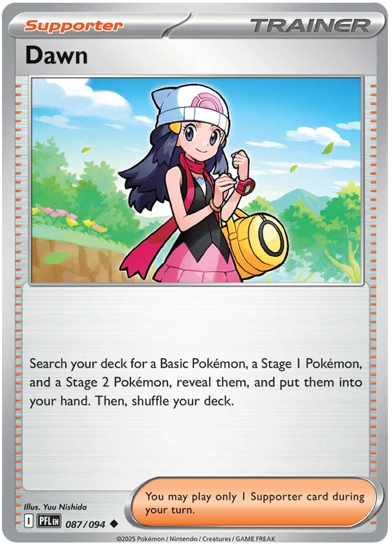 Pokémon Dawn #087 common kaart uit de Phantasmal Flames set