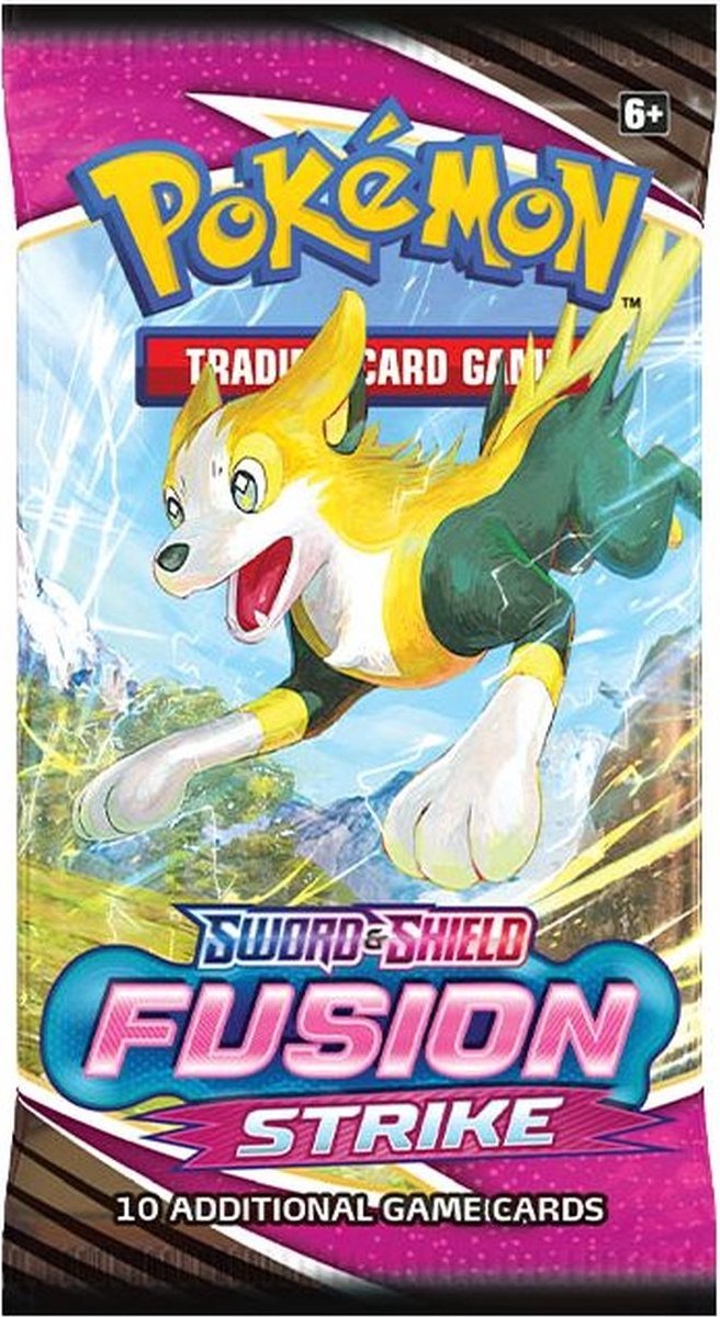 Pokémon Fusion Strike Booster met Gengar VMAX, Mew VMAX, alt art en regenboog kaarten