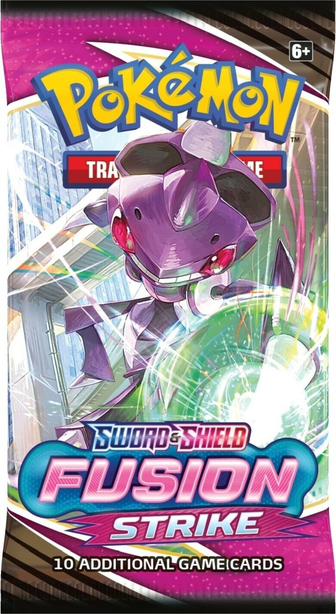 Pokémon Fusion Strike Booster met Gengar VMAX, Mew VMAX, alt art en regenboog kaarten