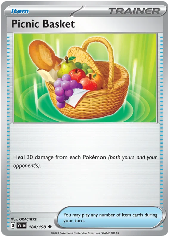 Pokémon Picnic Basket #184 common kaart uit de Scarlet & Violet basisset