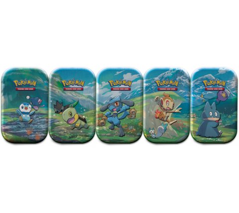 Pokémon Sinnoh Stars Mini Tin met booster packs en munt