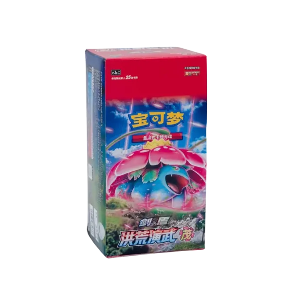Verzegelde Pokémon TCG Primordial Arts (CS3aC) Jumbo Display Green met Rosa en Venusaur artwork.