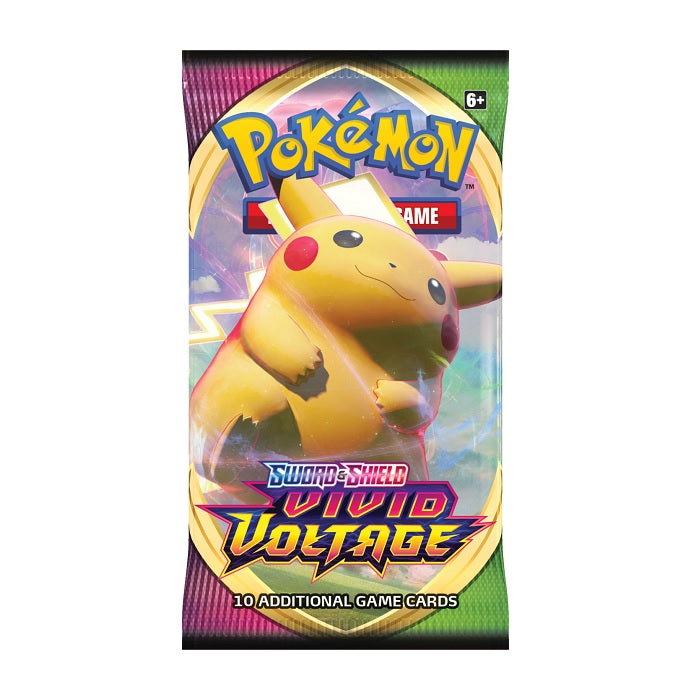 Pokémon Vivid Voltage boosterpack met Pikachu en Celebi artwork