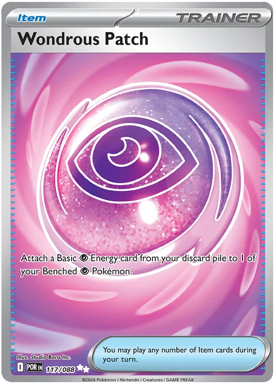Wondrous Patch Ultra Rare Pokémon kaart #117 uit Perfect Order set