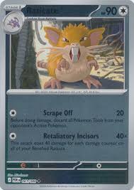 Raticate #061 Reverse Holo kaart uit de Pokémon Perfect Order set