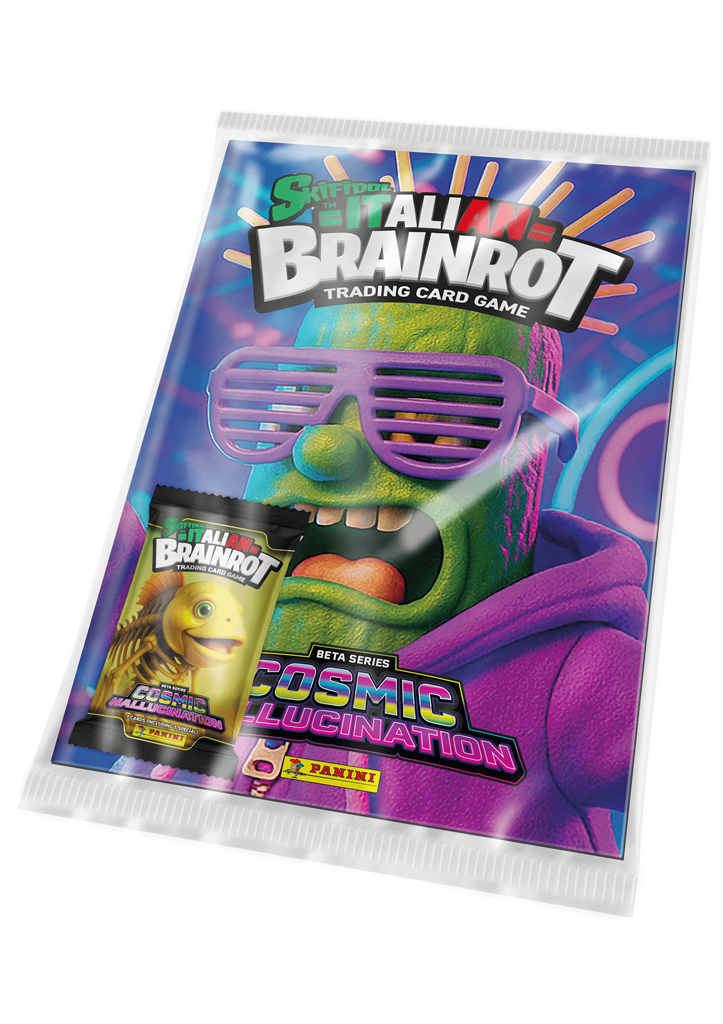 Skifidol Italian Brainrot TC 2 Cosmic Hallucination Starter Pack met verzamelmap en booster pack