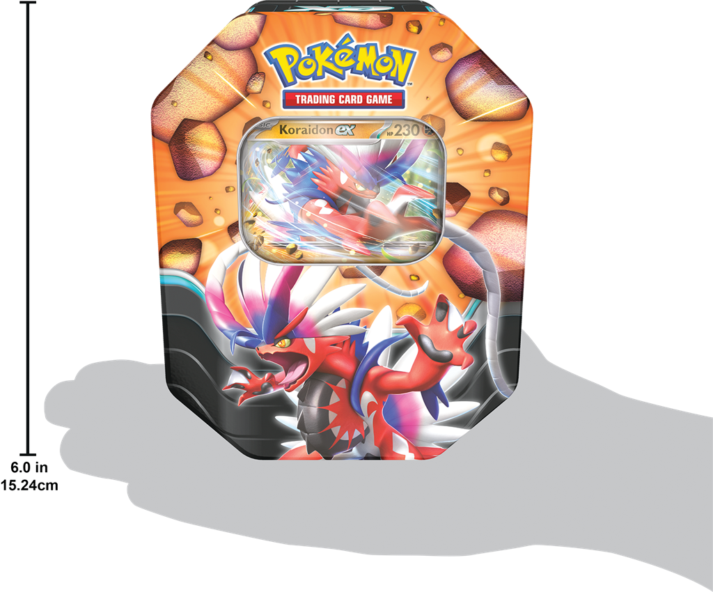 Pokémon Slashing Legends EX Tin Zacian of Koraidon pre-order