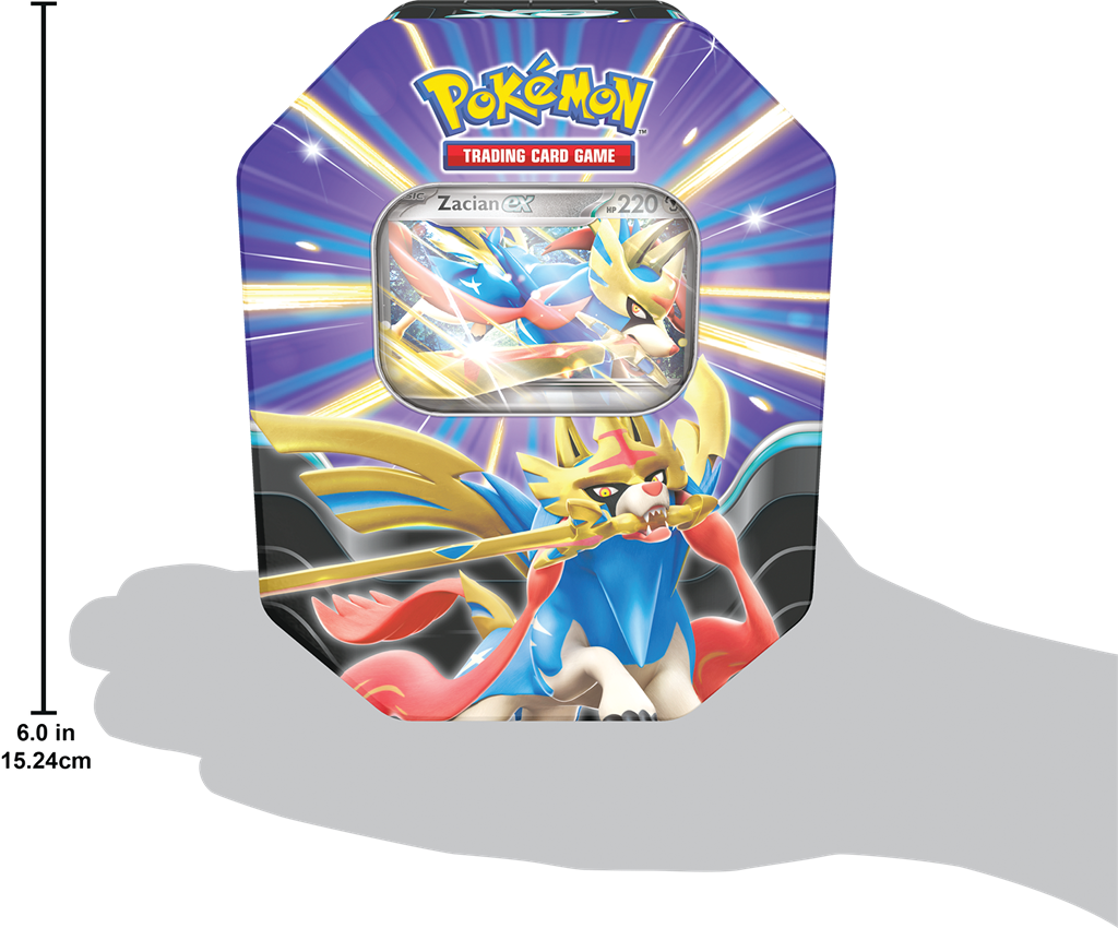 Pokémon Slashing Legends EX Tin Zacian of Koraidon pre-order