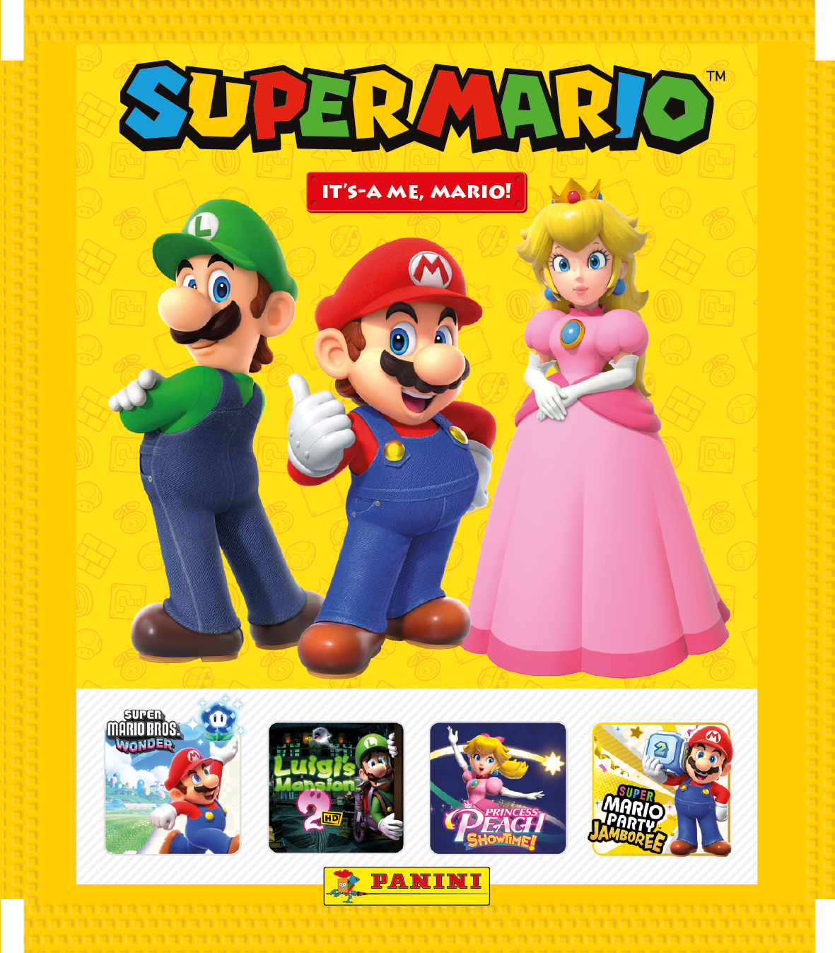 Super Mario Sticker 2 booster van Panini met 5 verzamelstickers