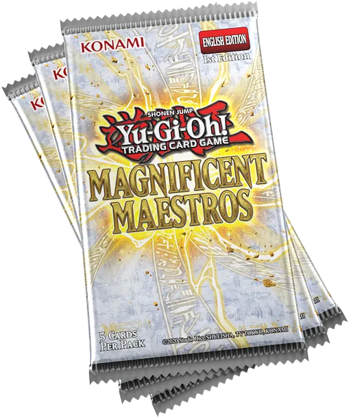 Yu-Gi-Oh Magnificent Maestros Box verpakking met anime rivalen - detailfoto