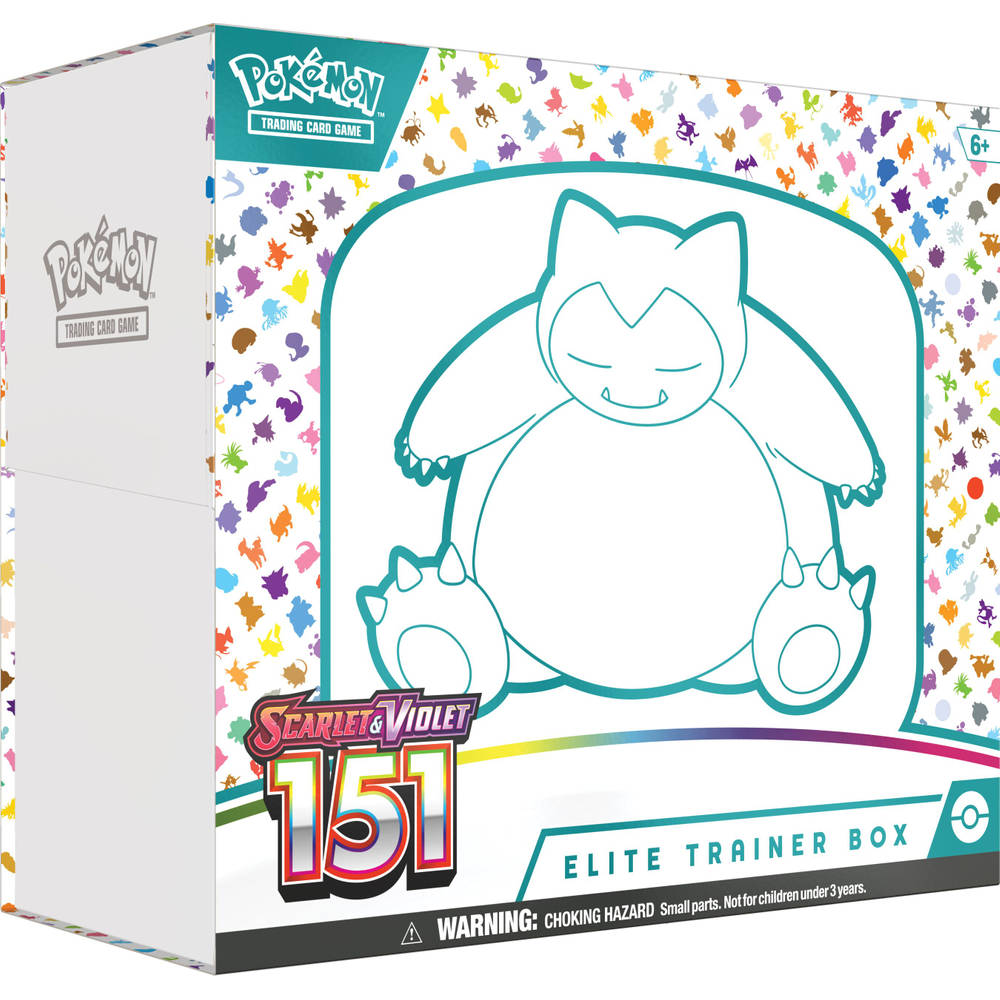 Pokemon Scarlet & Violet 151 Elite Trainer Box met Charizard, Snorlax, Bulbasaur, Squirtle, Charmeleon, Blastoise en meer!