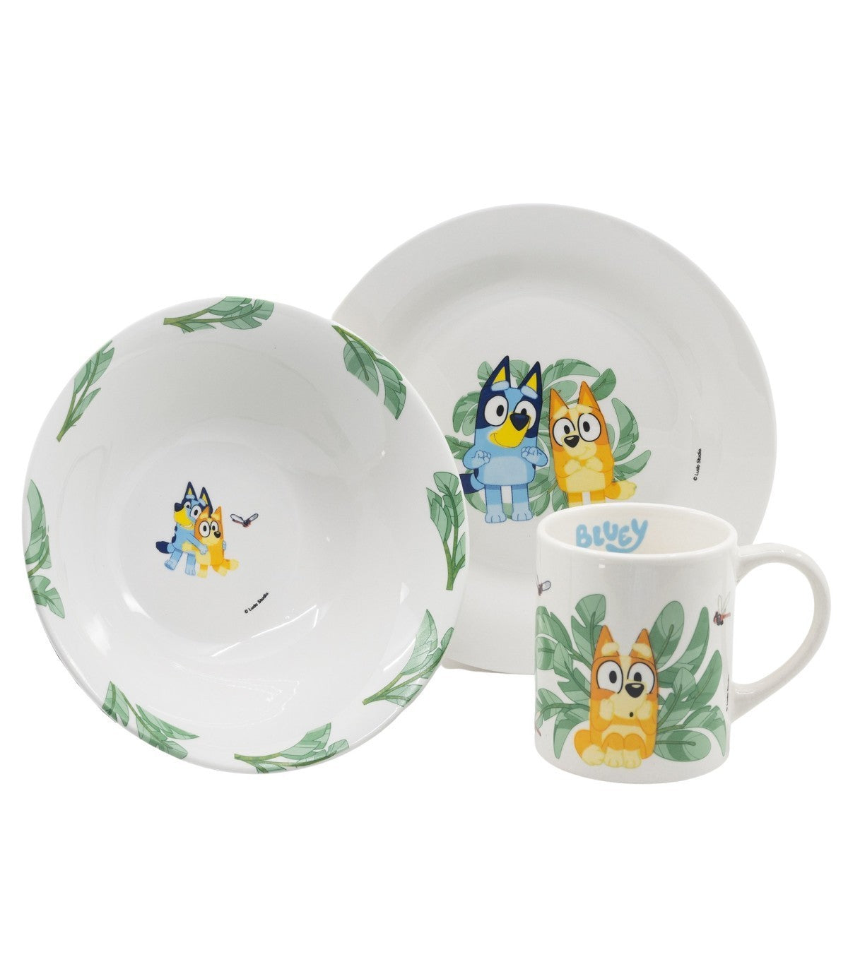 Ontbijtset 3-delig Bluey Keramiek