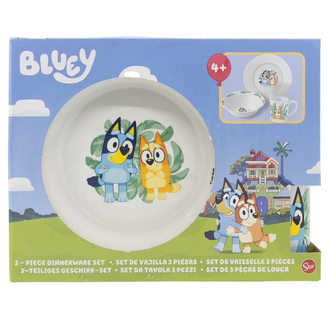 Ontbijtset 3-delig Bluey Keramiek