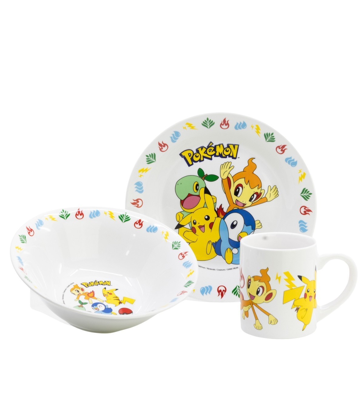 Ontbijtset 3-delig Pokemon Keramiek