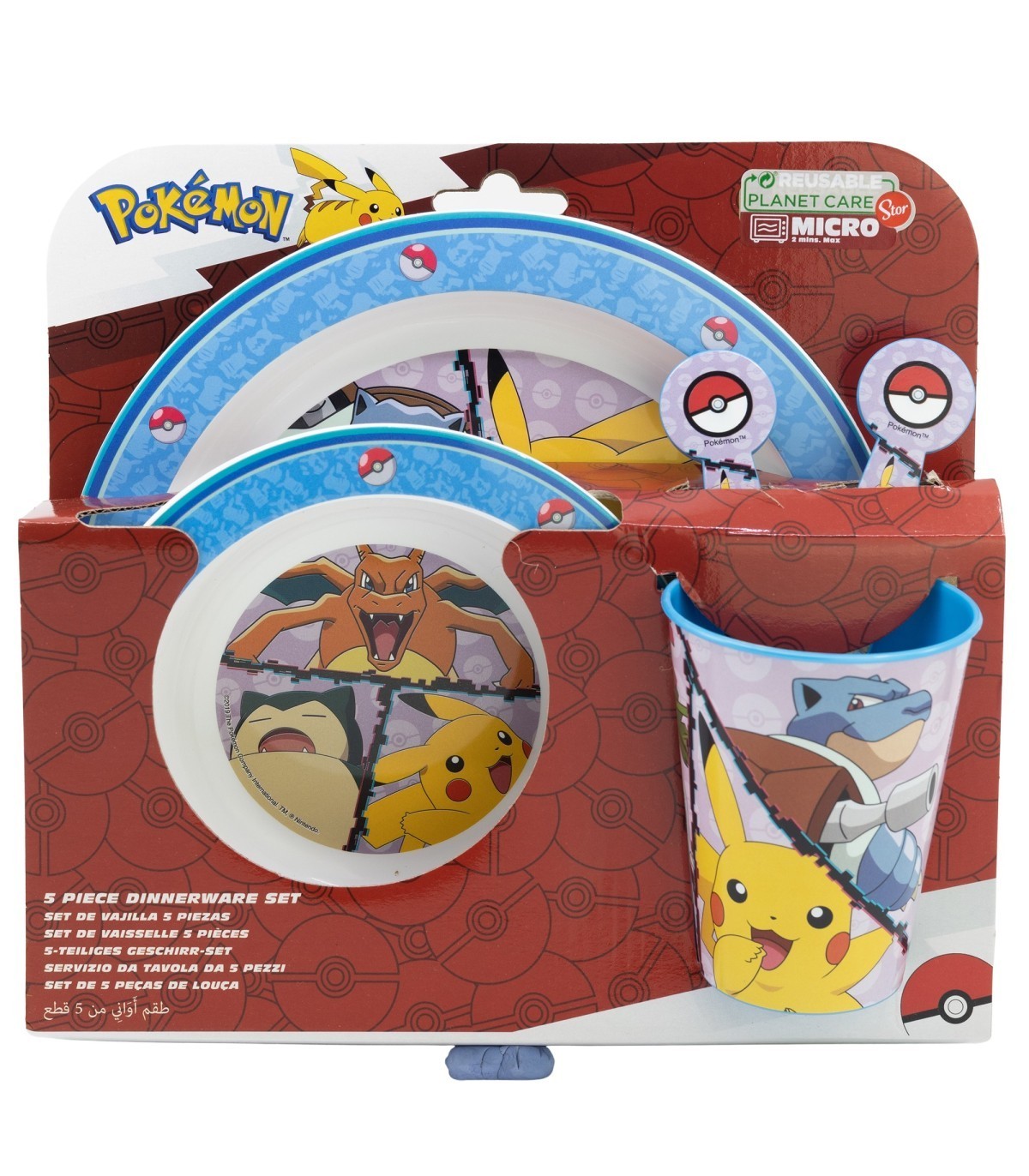 Serviesset 5-delig Pokemon