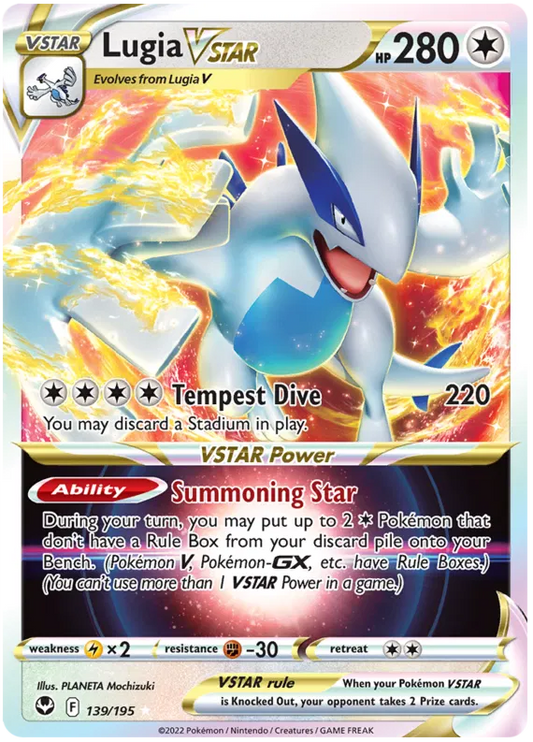 #139 Lugia Vstar