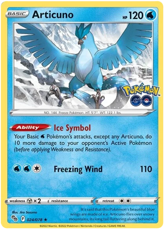 #024 Articuno holo