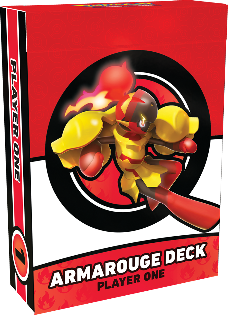 Pokémon TCG Battle Academy 2024 met Pikachu, Darkrai, en Armarouge ex decks.