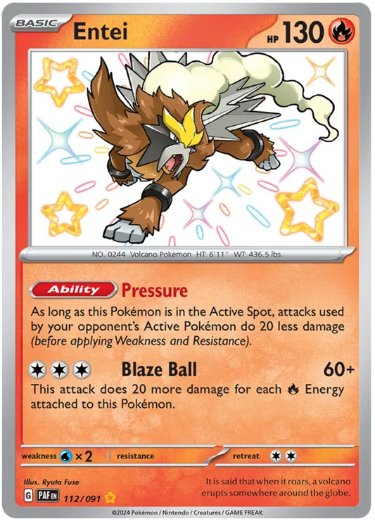#112 Entei Illustration rare