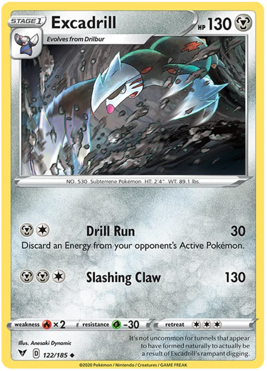 #122 Excadrill common