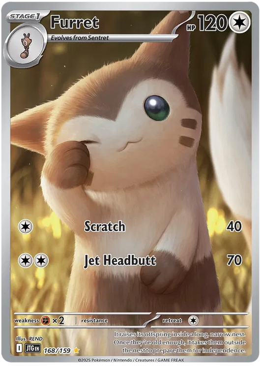 #168 Furret Full Art