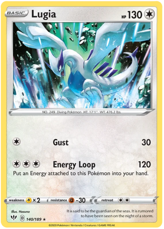 #140 Lugia common